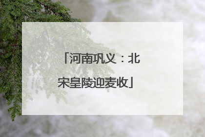 河南巩义：北宋皇陵迎麦收