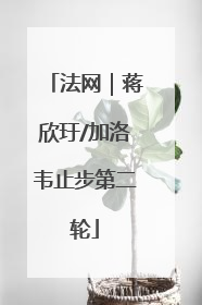 法网｜蒋欣玗/加洛韦止步第二轮