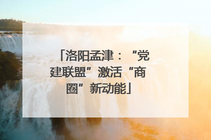 洛阳孟津：“党建联盟”激活“商圈”新动能