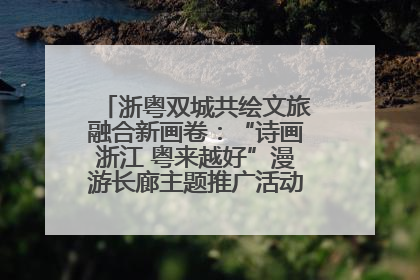浙粤双城共绘文旅融合新画卷：“诗画浙江 粤来越好”漫游长廊主题推广活动在广州花城汇启幕