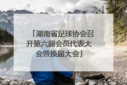 湖南省足球协会召开第六届会员代表大会暨换届大会