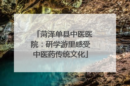 菏泽单县中医医院：研学游里感受中医药传统文化