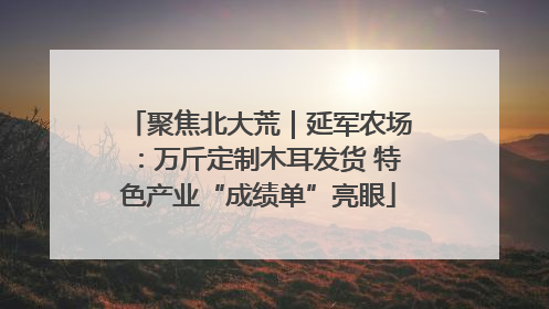 聚焦北大荒｜延军农场：万斤定制木耳发货 特色产业“成绩单”亮眼