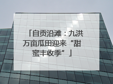 自贡沿滩：九洪万亩瓜田迎来“甜蜜丰收季”