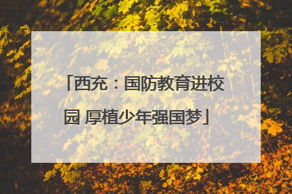 西充：国防教育进校园 厚植少年强国梦