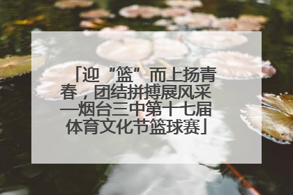 迎“篮”而上扬青春，团结拼搏展风采—烟台三中第十七届体育文化节篮球赛