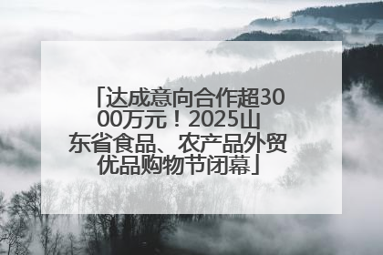 达成意向合作超3000万元！2025山东省食品、农产品外贸优品购物节闭幕