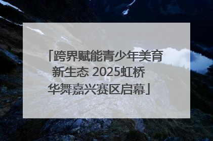 跨界赋能青少年美育新生态 2025虹桥华舞嘉兴赛区启幕