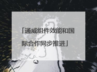 通威组件效能和国际合作同步推进