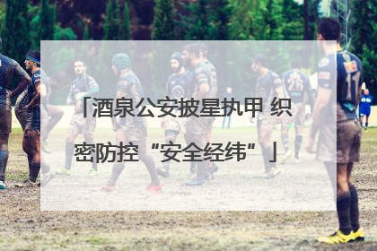 酒泉公安披星执甲 织密防控“安全经纬”