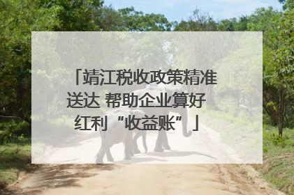 靖江税收政策精准送达 帮助企业算好红利“收益账”