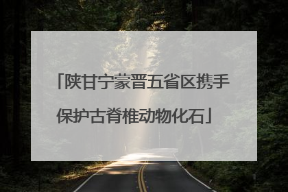 陕甘宁蒙晋五省区携手保护古脊椎动物化石