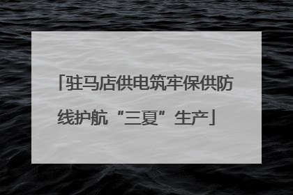 驻马店供电筑牢保供防线护航“三夏”生产