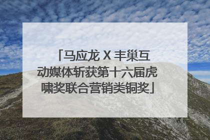 马应龙 X 丰巢互动媒体斩获第十六届虎啸奖联合营销类铜奖