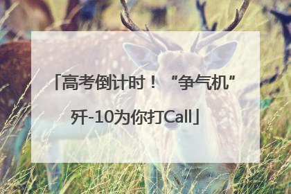高考倒计时！“争气机”歼-10为你打Call