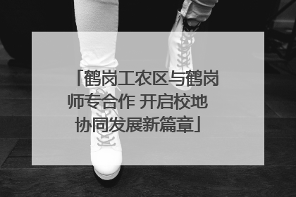 鹤岗工农区与鹤岗师专合作 开启校地协同发展新篇章