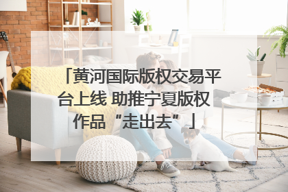 黄河国际版权交易平台上线 助推宁夏版权作品“走出去”
