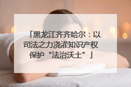 黑龙江齐齐哈尔：以司法之力浇灌知识产权保护“法治沃土”